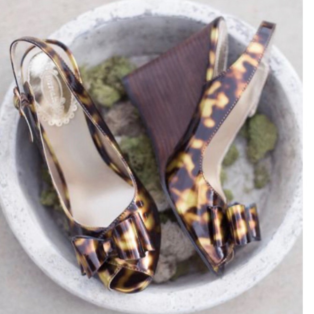 Joyfolie tortoiseshell wedges